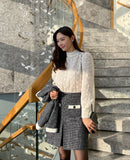 Enzua Lace Tie Blouse