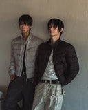 Pair Biker Duck Down Padded Jacket