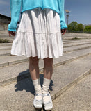 Hide Chiffon Tiered Midi Skirt