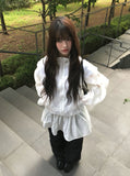 [A/M]Miran Nylon String Pintuck Wide Pants