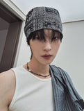 Fringe side line muscle fit ribbed sleeveless