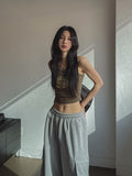 Bird Vintage Ribbed Halter Sleeveless