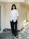 Summer Stripe Wide Pants