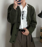 Plan Dark Color Cardigan