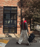 [wool80%] Cop Wool Layered V-Neck Knit