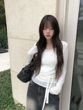 Mining Bustier Layered Knit