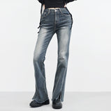 Slen Slit Bootcut Pants