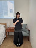 Euron Layered Dot Skirt Pants