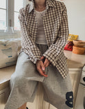 Scuz seersucker check shirt