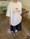 [unisex] Cahill House Printing Over Short Sleeve Tee