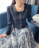 Deor Thuwal Banding Double Tulle Skirt