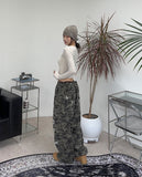 Reen U-Neck Crop Long Sleeve Tee