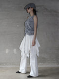 Mephi Shirring Hood Sleeveless