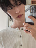 Becue Chrome Henry Neck Short Sleeve T-Shirt