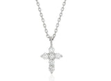 Essence Silver (W) Moissanite Lumi Cross Necklace