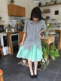 Ruri Color Lace Midi Skirt