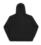 Baseball Logo Flower Smile Hooded Zip-Up