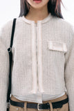 Marlow tweed crop jacket
