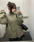 Kao Pintuck String Half Field Jacket