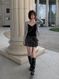 Muel Daily U-Neck Long Sleeve Slim Cardigan
