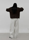 Texel Hairy Fur Cardigan