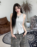 Bedon Pigment Cut Sleeveless