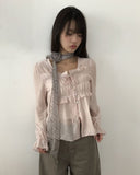 Kirn Rose Check Scarf
