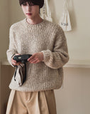 Hiro loose fit boucle knit