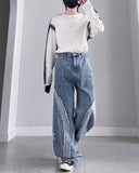 Snitch Curb Stone Wide Denim