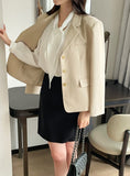Dains Tailored Collar Short Jacket