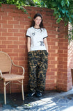 Heart Clef CROP Ringer Short Sleeve Tee