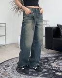 Cambe Washing Wide Denim Pants