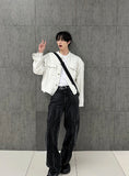 Smokyian Wide Denim Pants