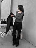 Deep u Neck Sleeve