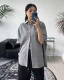 Kio Pigment Oversized Short-Sleeved Shirt