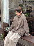 Groua Check Over Hood Windbreaker