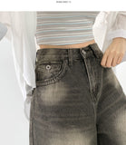 Backpoint Pocket Washing Bermuda Scratch Knee Length Denim Pants