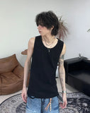 Redin Damage Ribbed Sleeveless