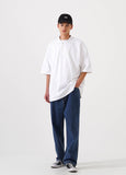 Dense Collar Short T-shirt