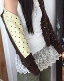 Nohi Rib Long Layered Lace Sleeveless