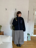 Fuchika Wool Reversible Fleece Jumper