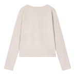 PERFECTLY H Henley Neck Long Sleeve T-Shirt