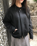 Brock Suede Two-Way Blouson Jacket