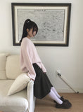 Daran Alpaca Round Neck Wool Long Sleeve Knit