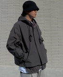 Protrusion Pocket Hood Windbreaker