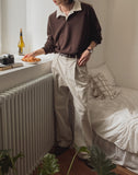 Clay collar long sleeve t-shirt