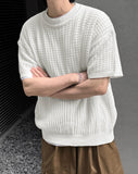 Waffle over knit
