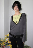 DEEP V-LACE LONGSLEEVE