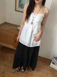Konomi Check Banding Long Skirt