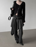 Dilk Wrap Skirt Pants